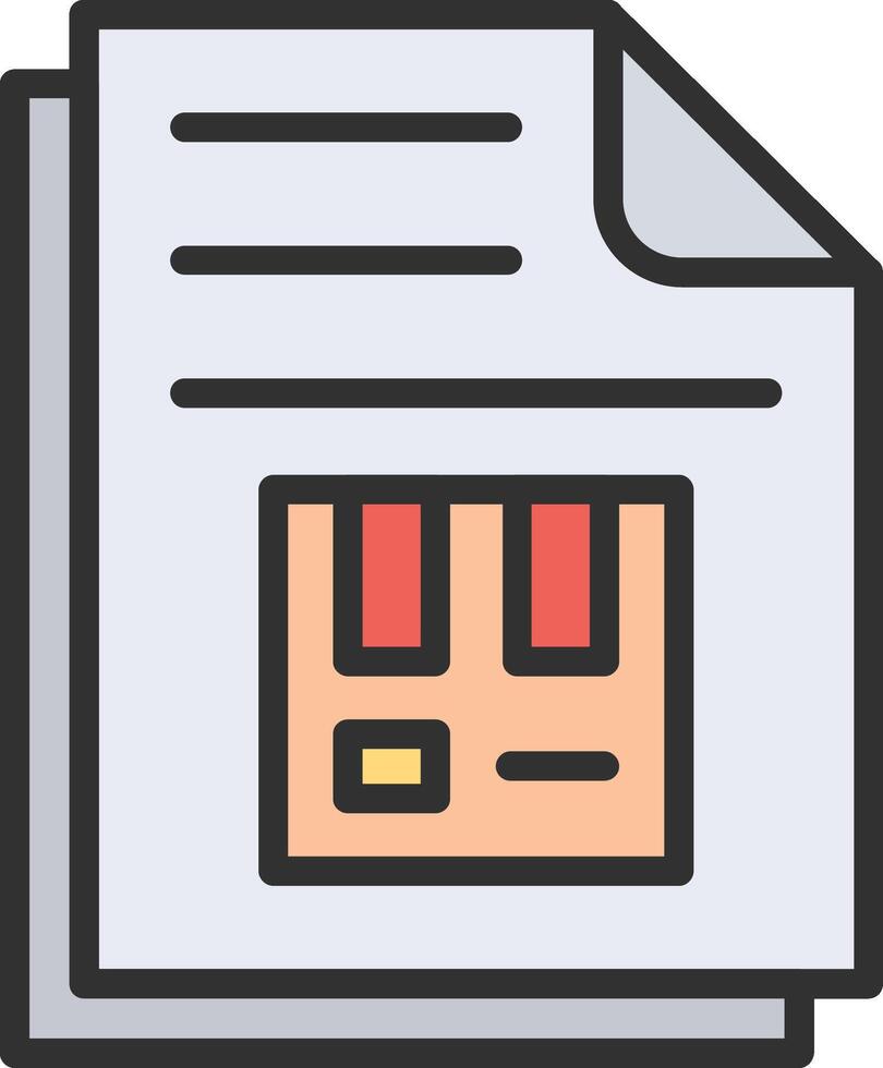 Delivery Note Compact Web Symbol vector