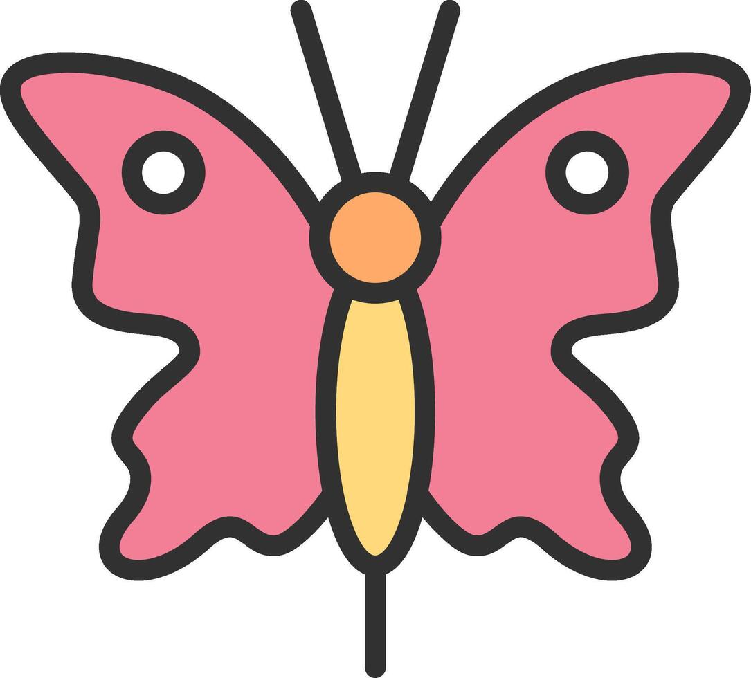 Butterfly Clean Sketch Form vector
