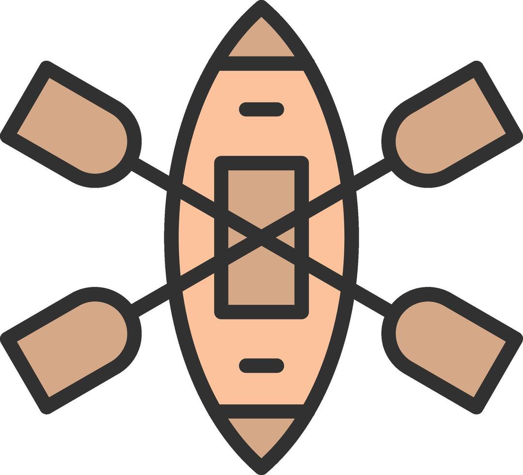 Kayak Mobile App Illustration vector
