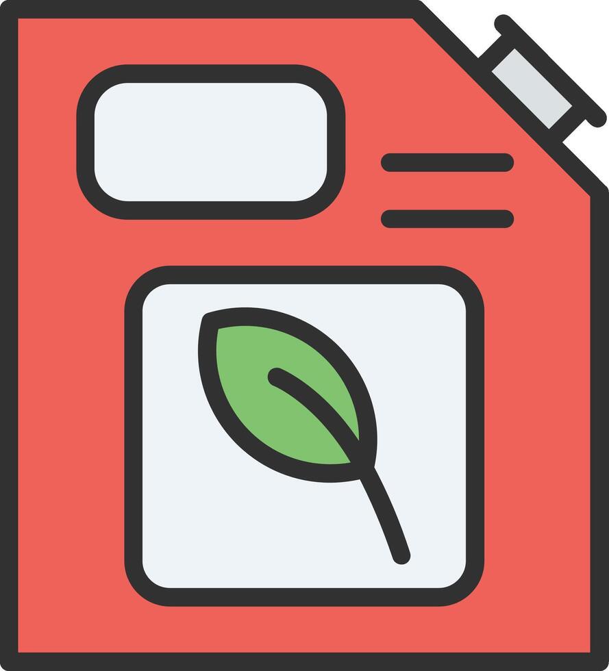 Biofuel Detailed UI Piece vector