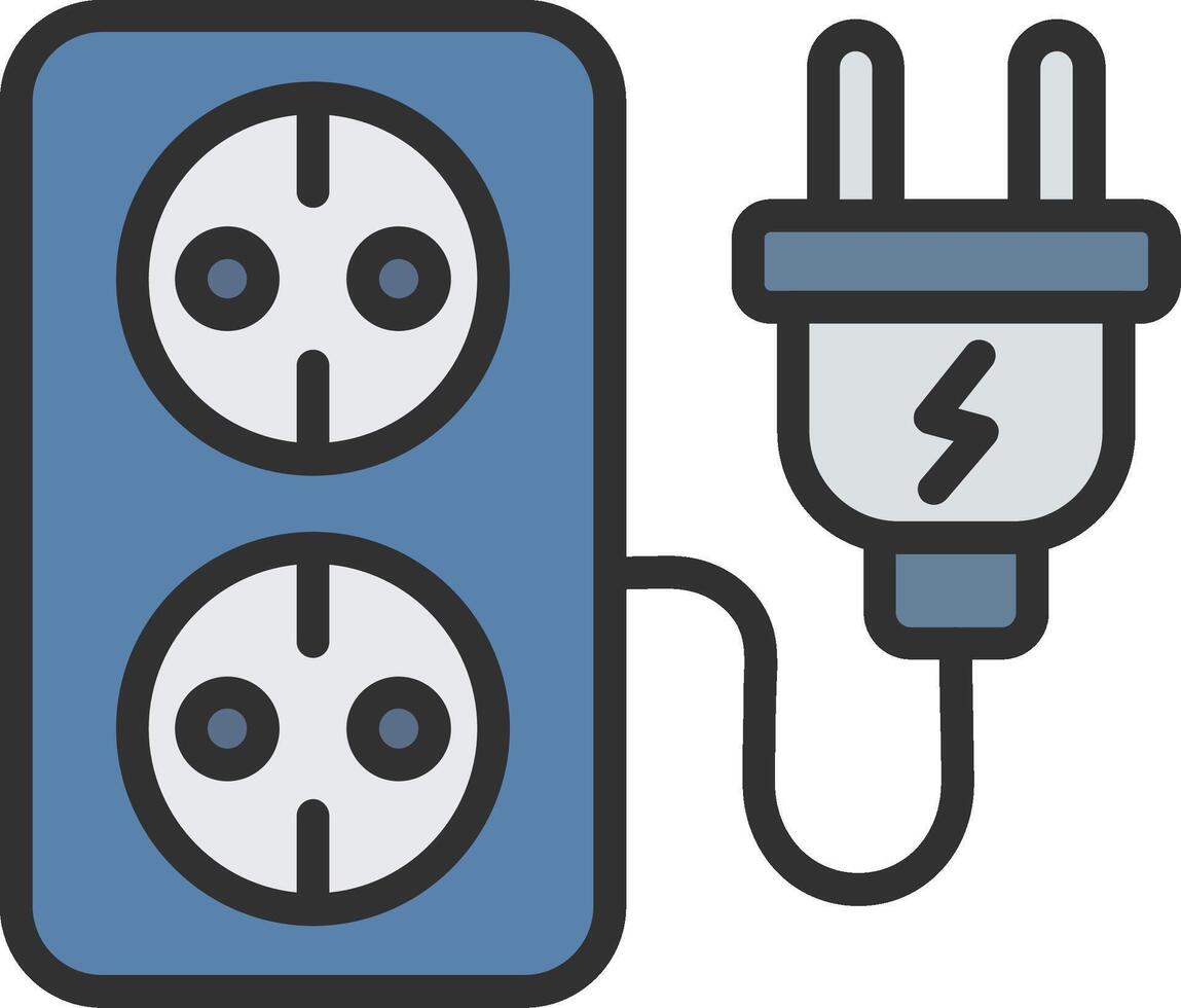 Socket Detailed UI Piece vector