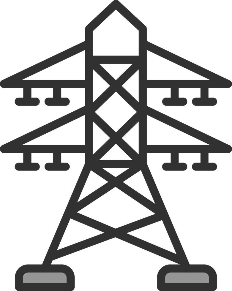 Power Tower Tech Styled Form vector