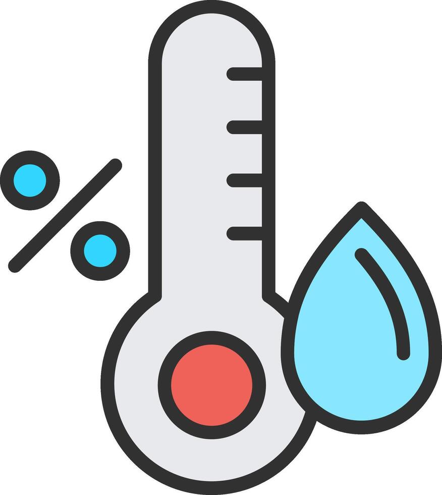 Humidity Geometric App Mark vector