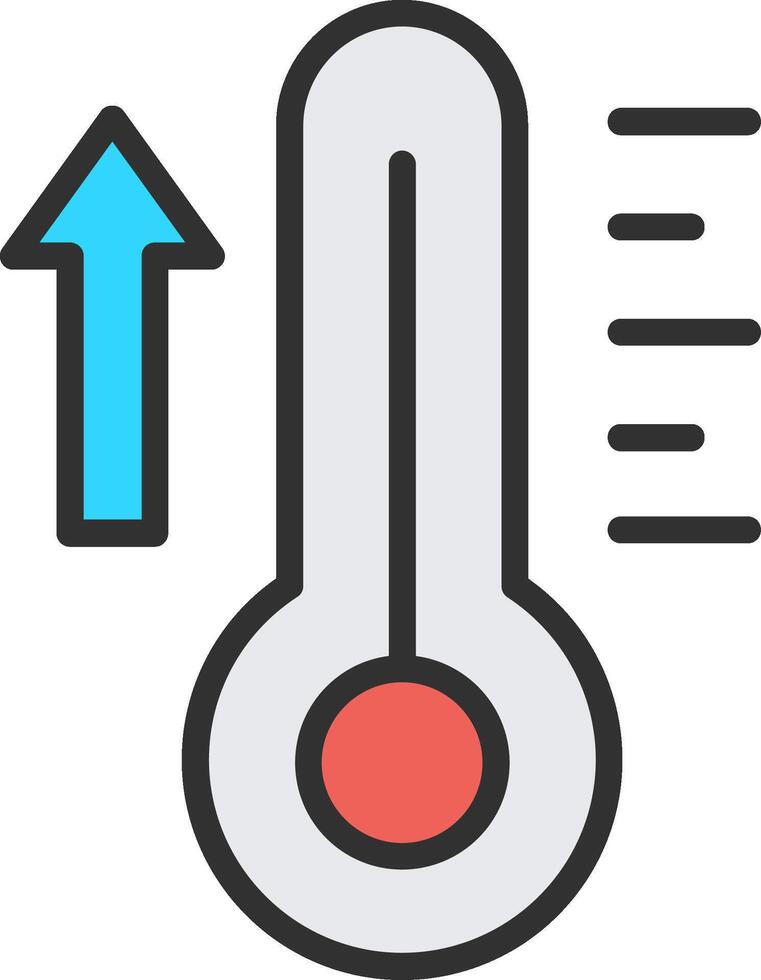 High Temperature App-Based UI Graphic vector