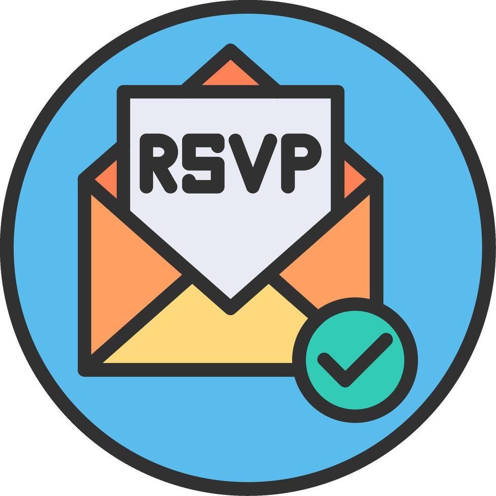 Rsvp App Focused Design vector