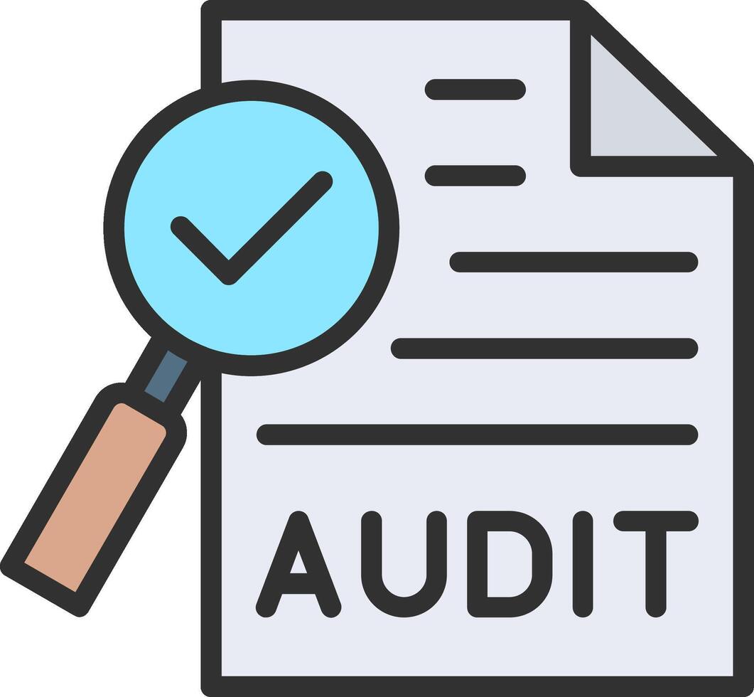 Audit Minimal UI Element vector