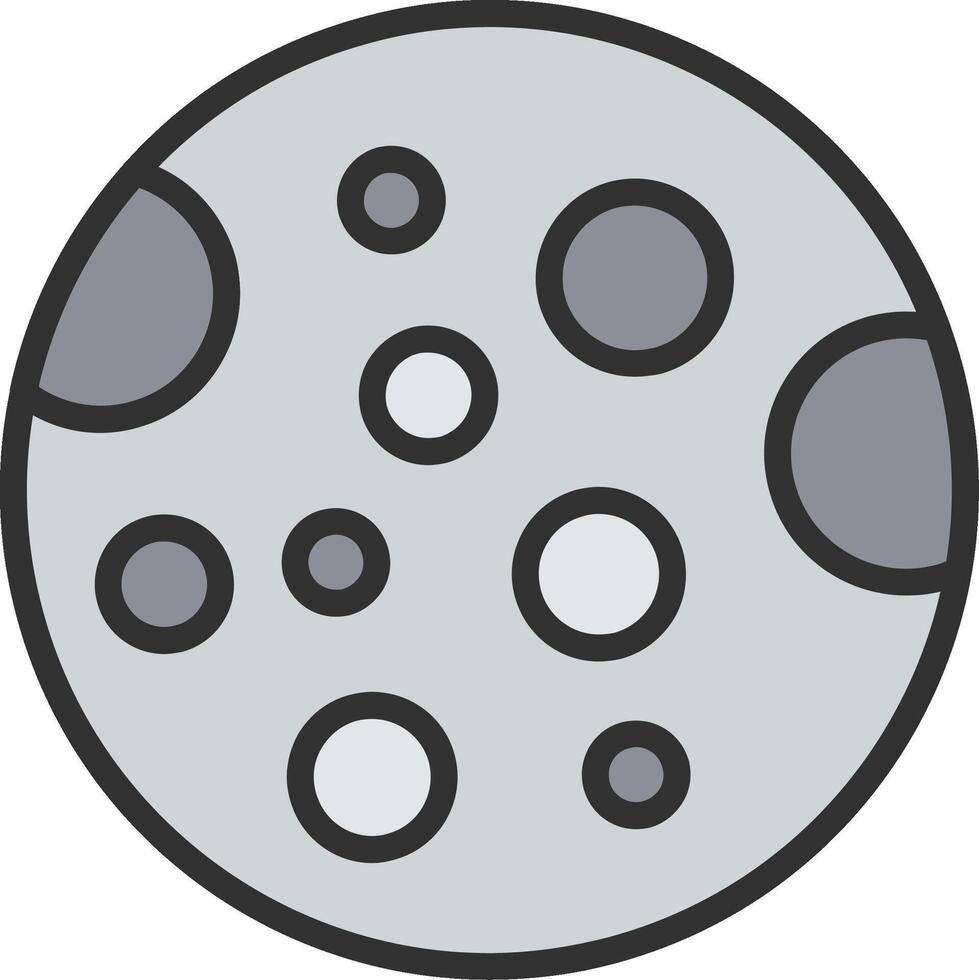 Moon Pastel Color Graphic vector