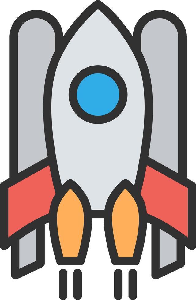Spaceship Pastel Tone Form vector