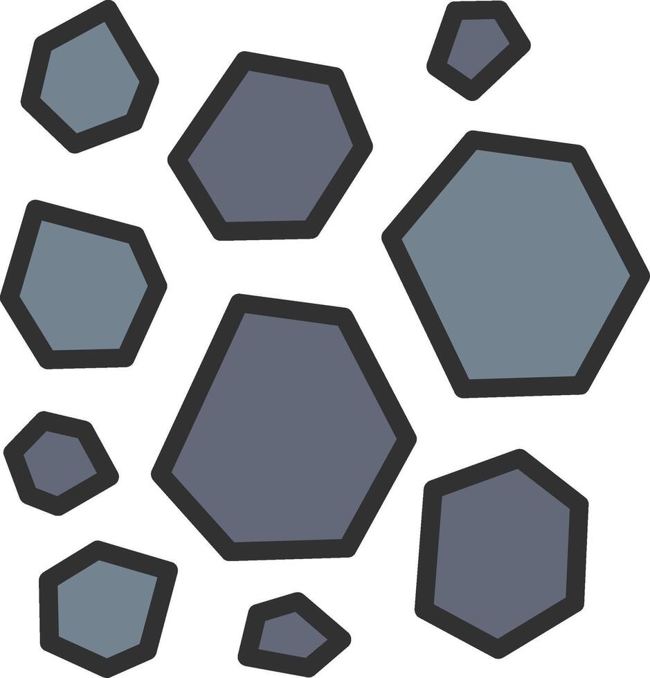 Rocks Smooth UI Symbol vector