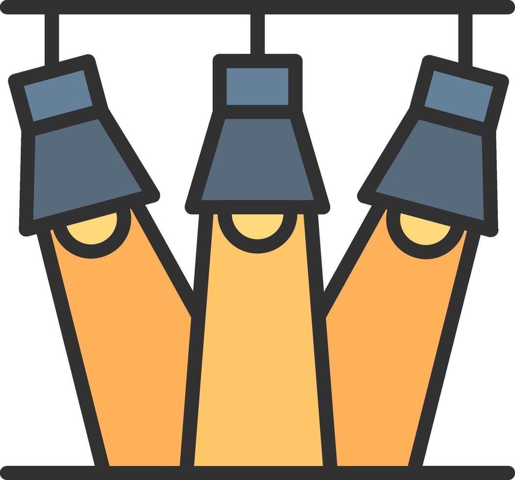 Spotlight Flat UI Form vector
