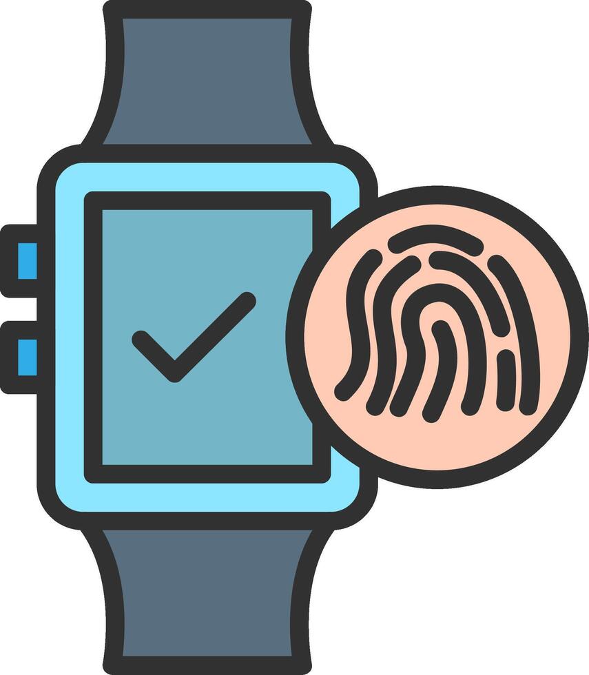 Smartwatch Smooth App Visual vector