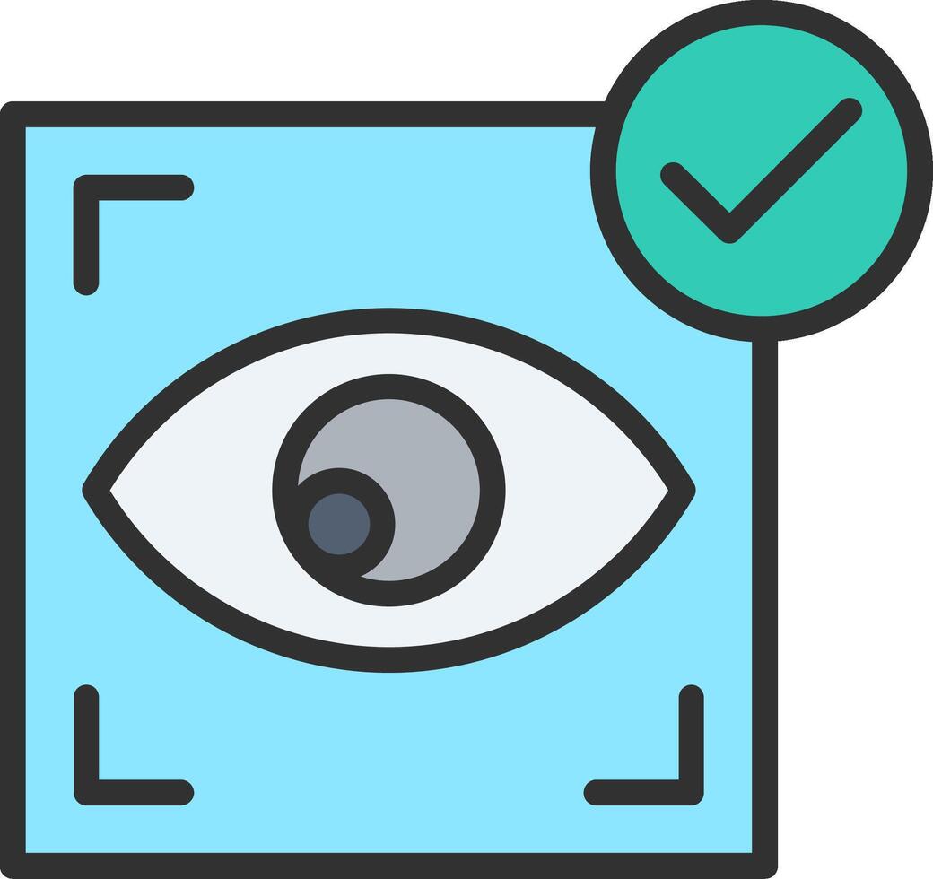 Eye Scan Digital App Concept vector