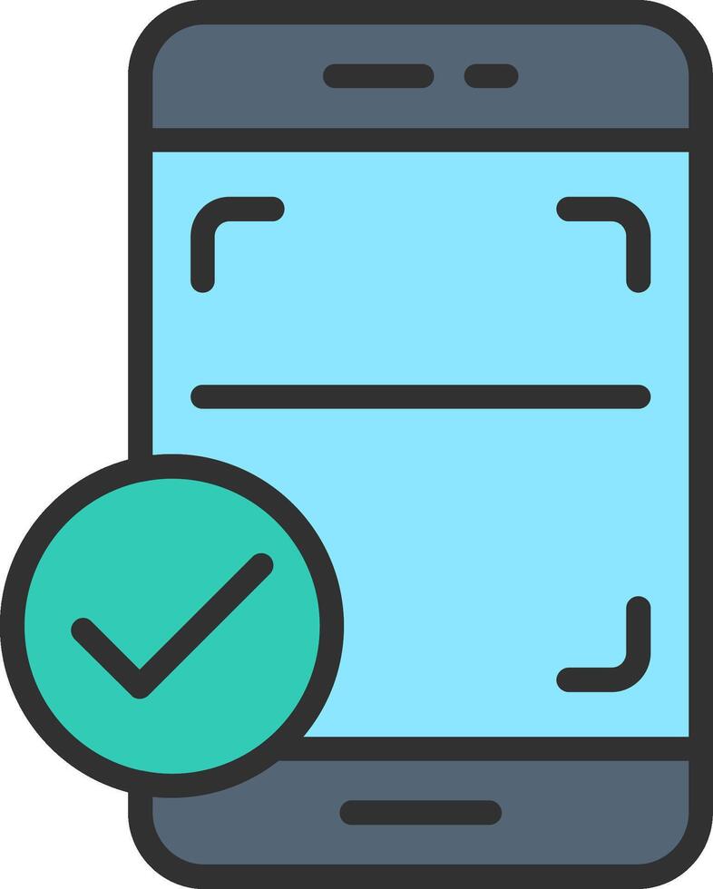 Scanning Modern Tech Object vector