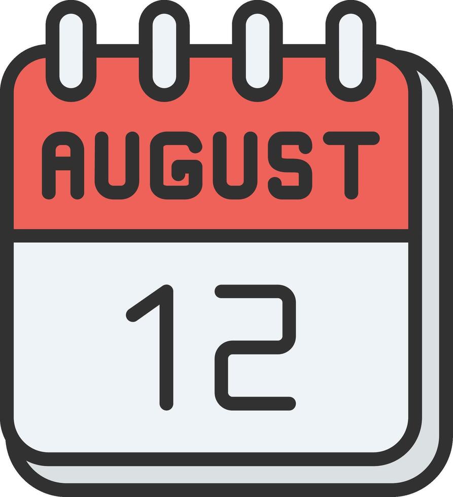 12 August 3D Interface Shape vector
