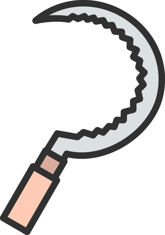 Knife Sharp Line Mark vector