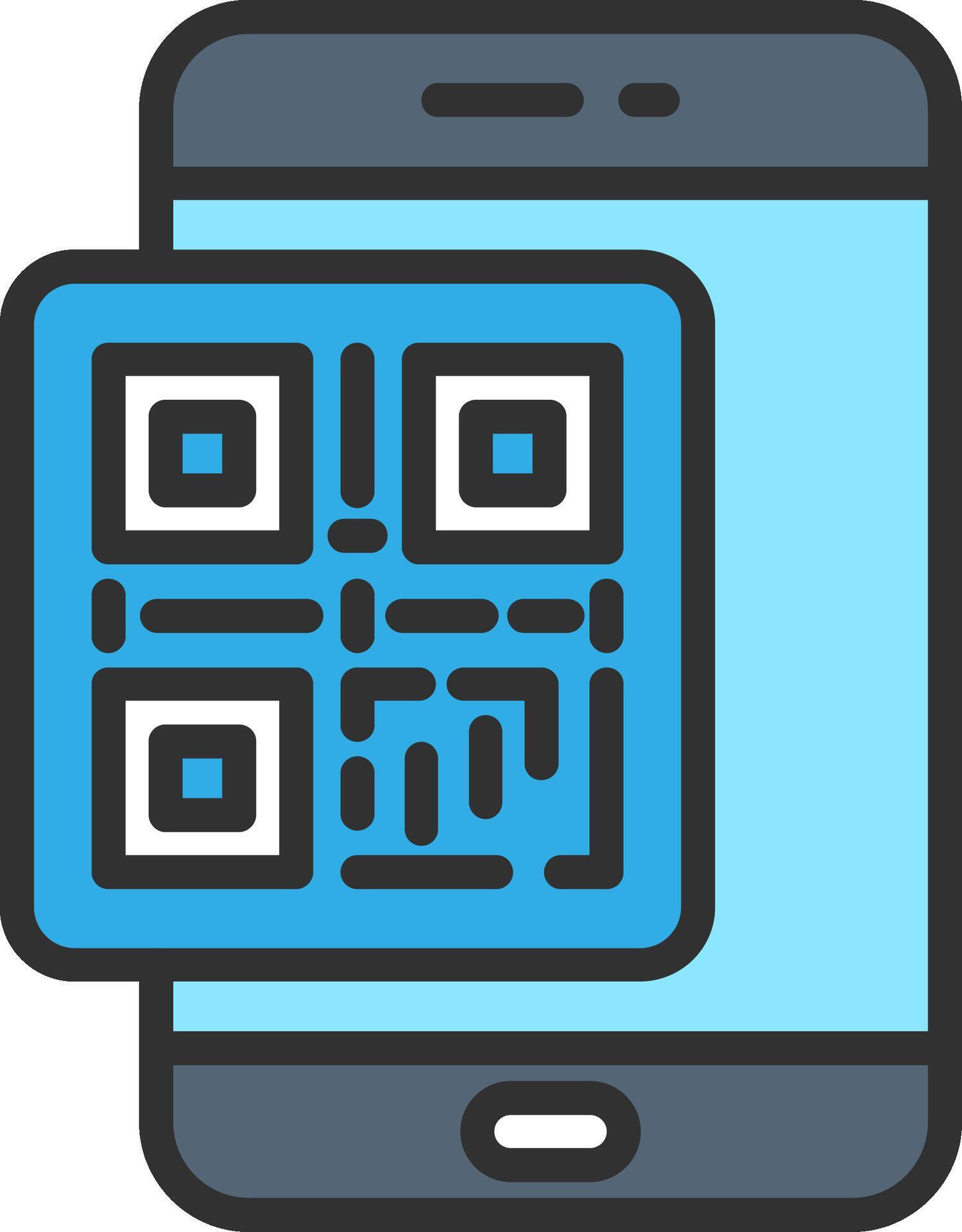 Qr Code Sharp Line Mark 66388603 Vector Art at Vecteezy