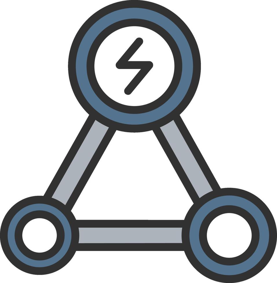 Hybrid Solution Elegant Flat Illustration vector