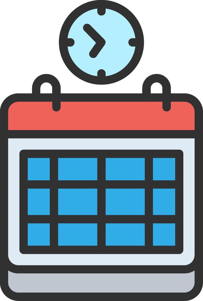 Work schedule Compact Web Symbol vector