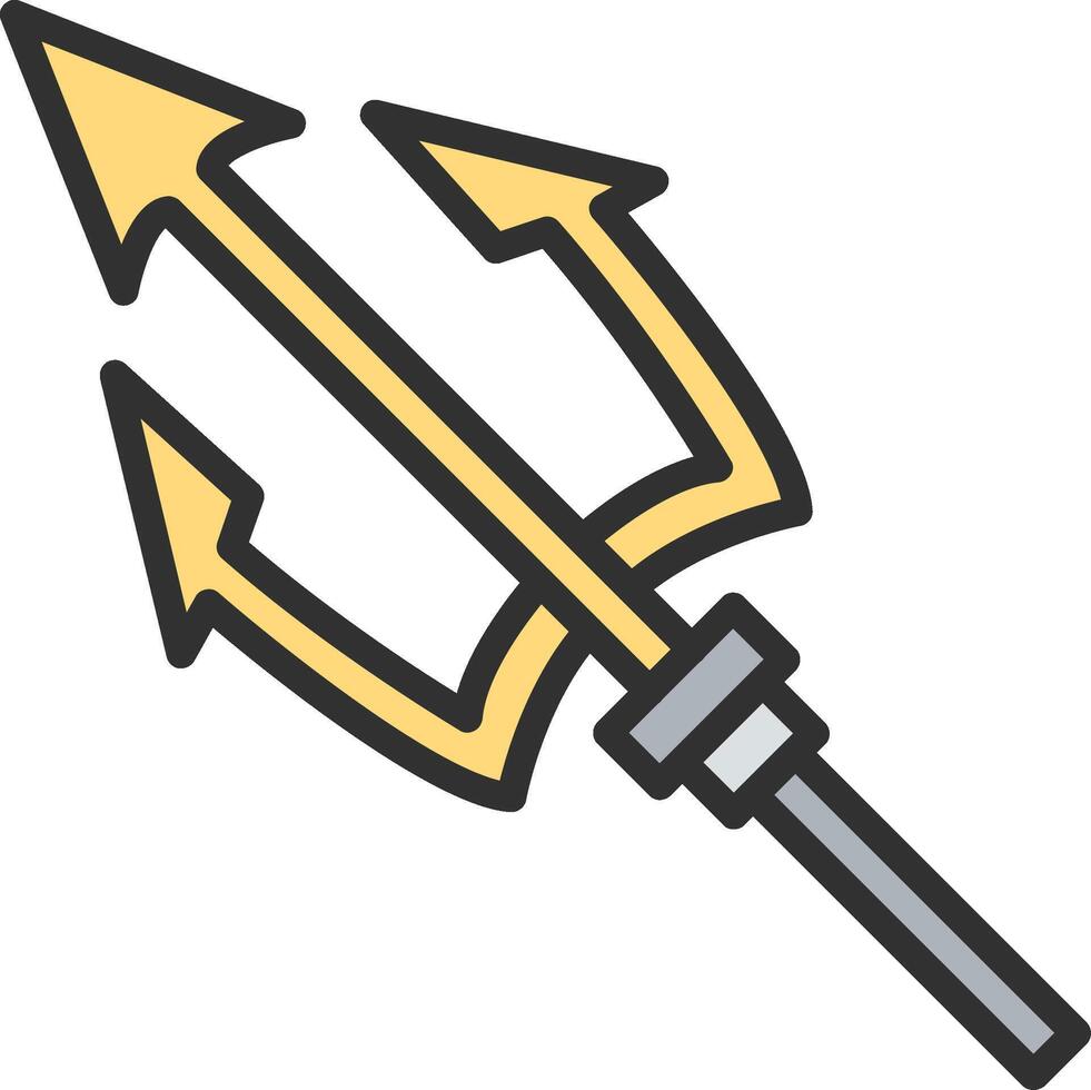 Trident Detailed UI Piece vector