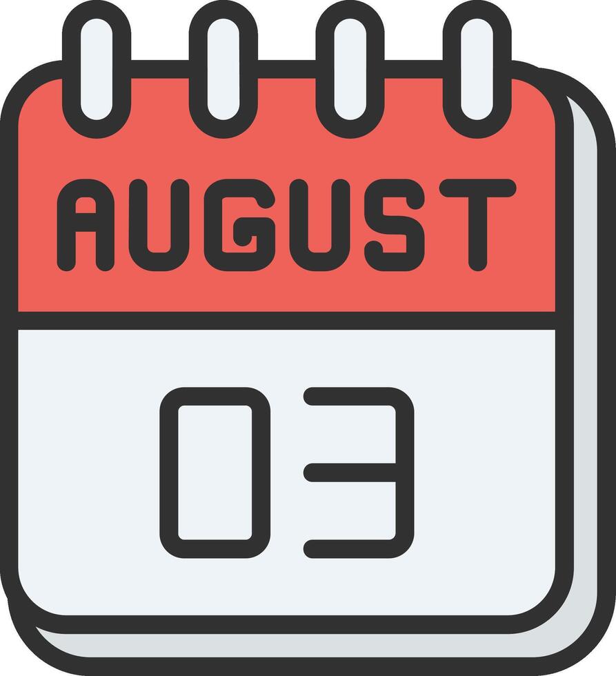 3 August Cool Tone Form vector