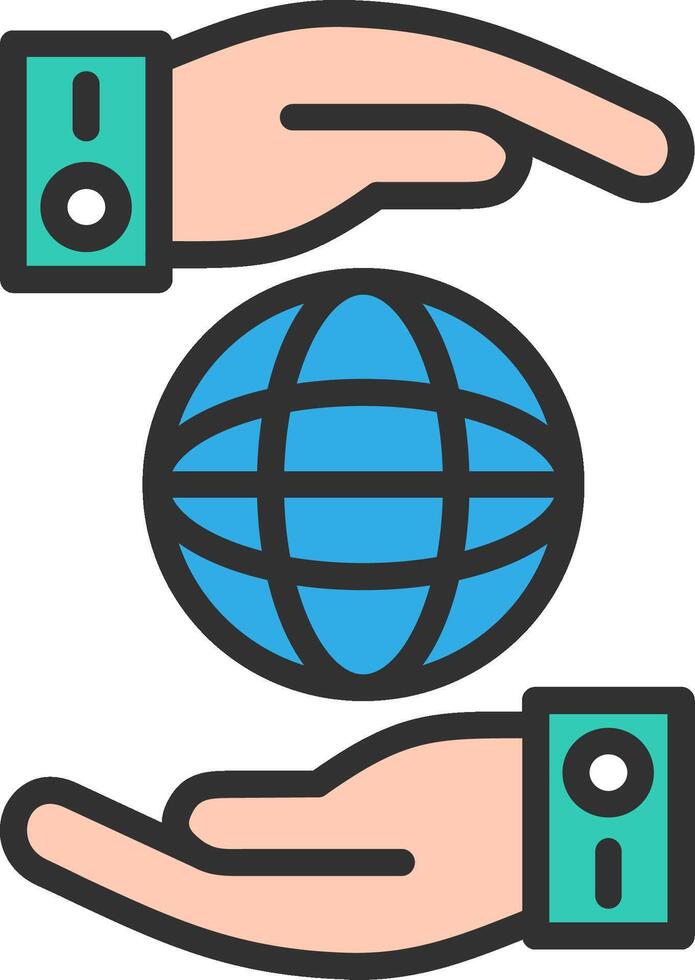 Social Responsibility User Interface Mark vector