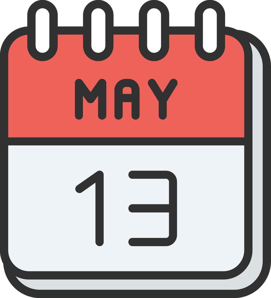 13 May Iconic Line Form vector