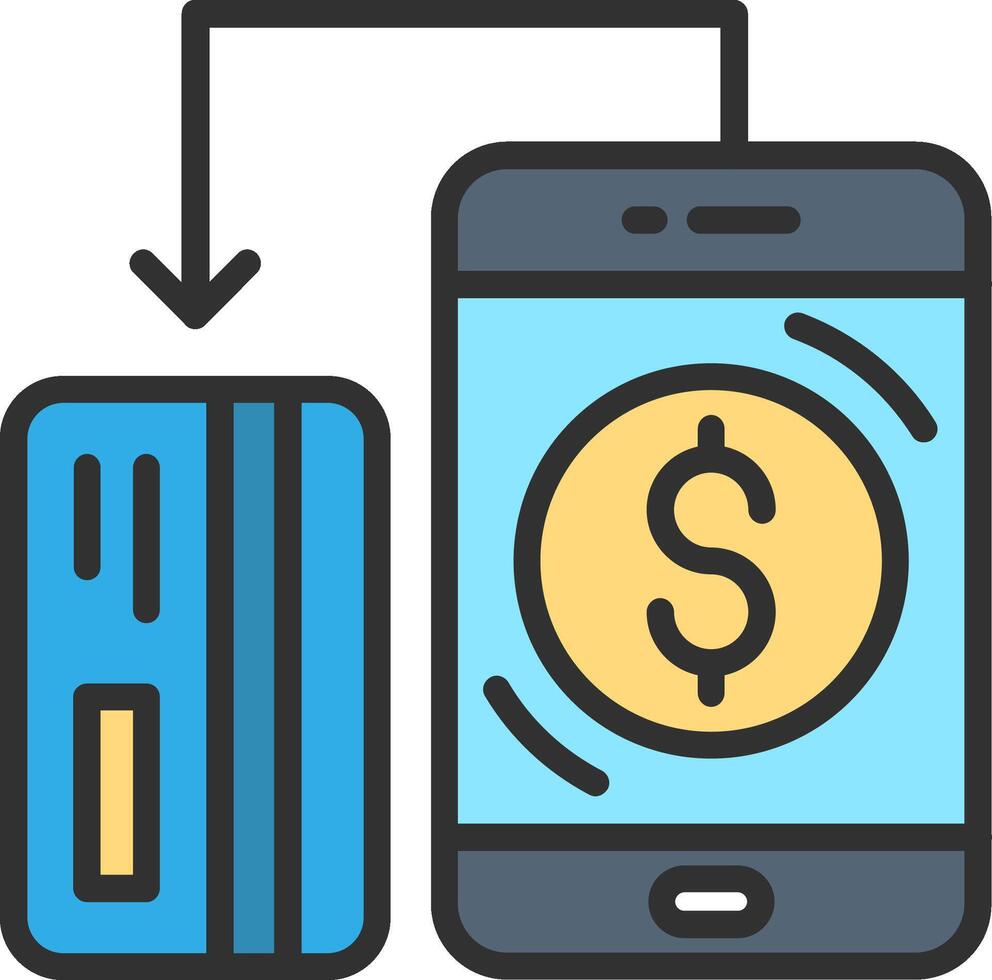 Online Payment Flat Design Piece vector