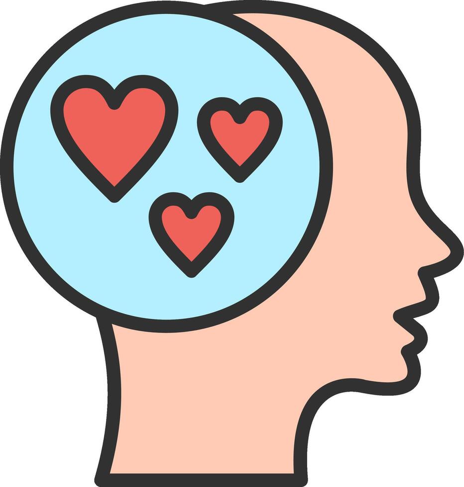 Love Vibrant Visual Object vector