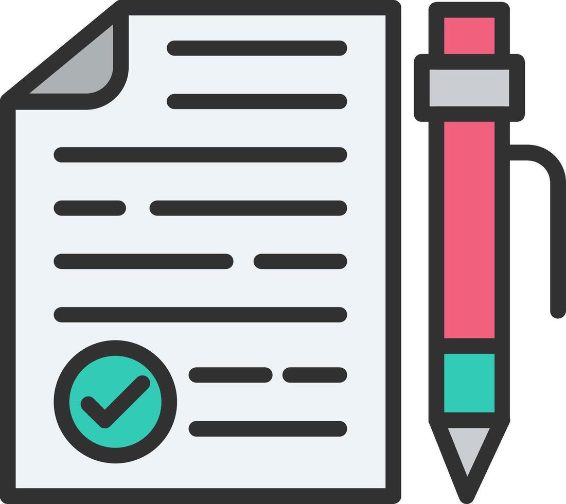 Terms Of Condition Outlined Concept Piece vector