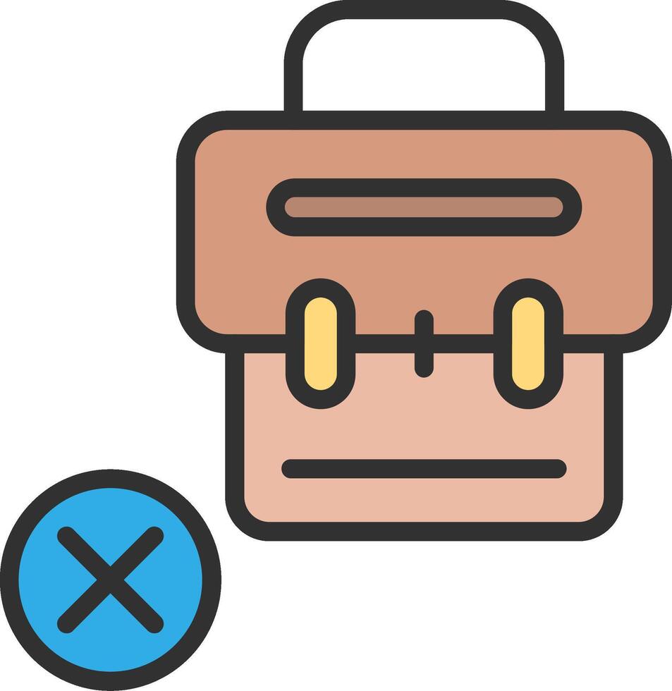 Briefcase Illustrated Concept Graphic vector