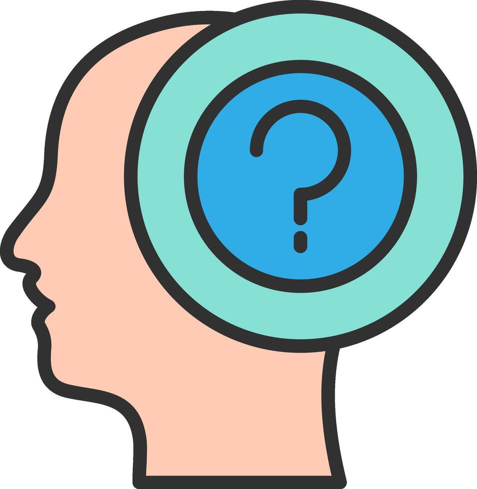 Question Elegant Flat Illustration vector