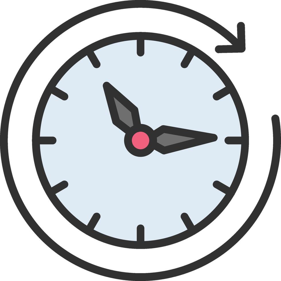 Clockwise Creative Sketch Element vector