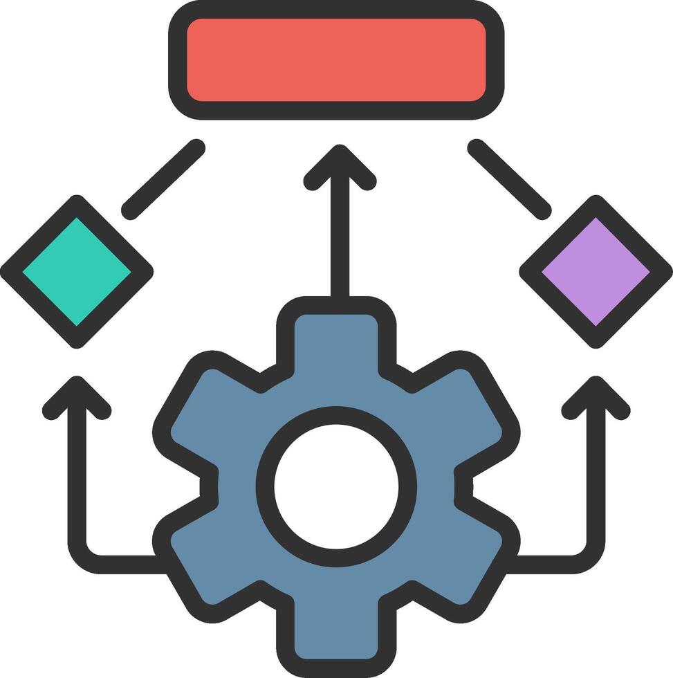 Cogwheel Subtle UI Graphic vector