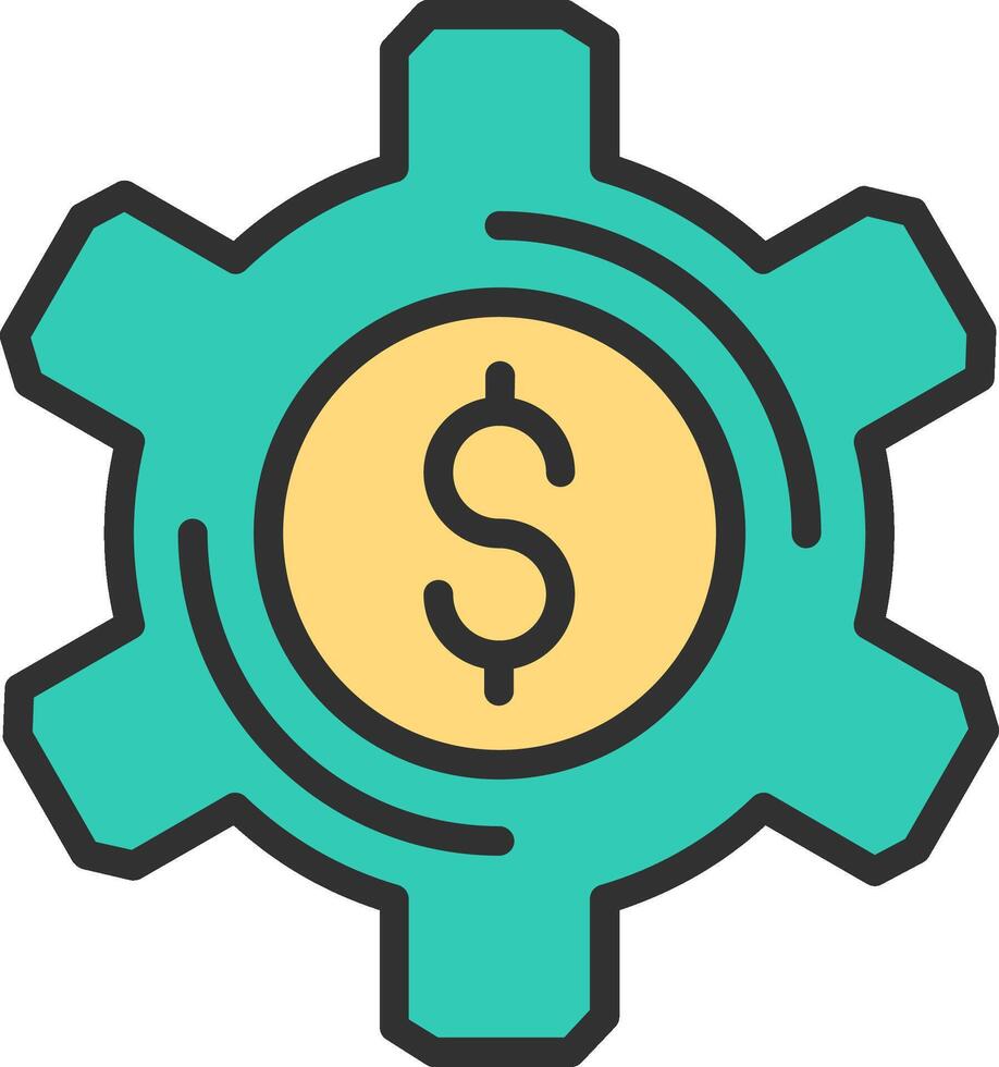 Sales Enablement Color Block Badge vector