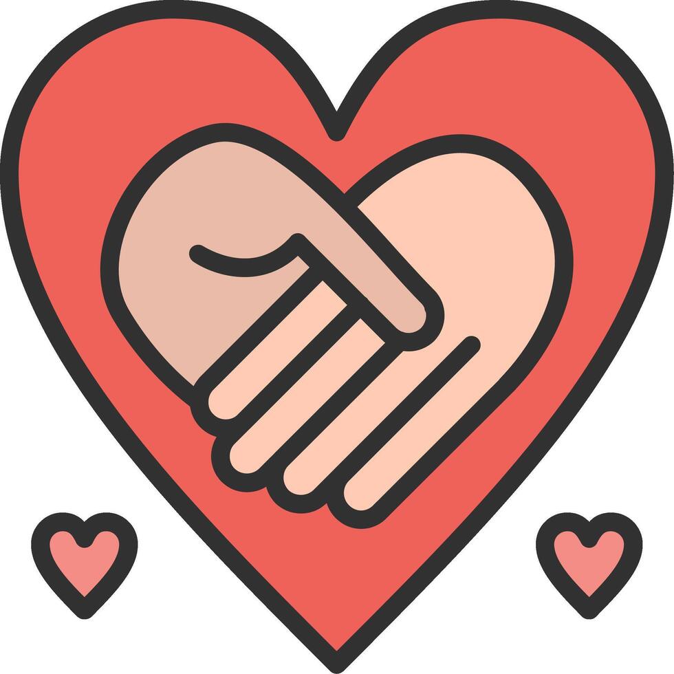 Empathy Dark Mode Symbol vector
