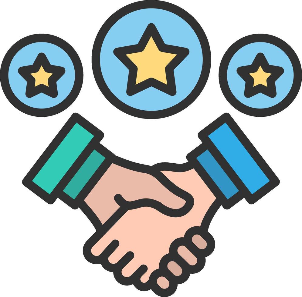 Handshake Coded UI Symbol vector