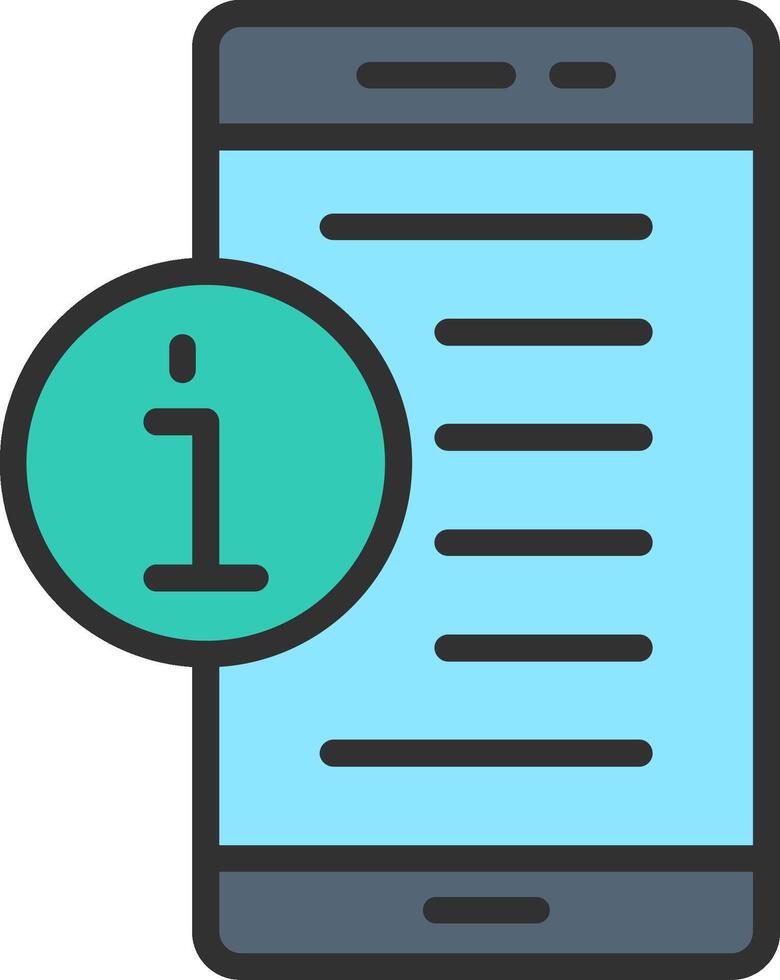 Info App-Based UI Graphic vector