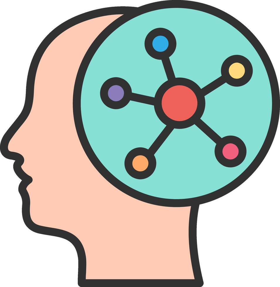 Psychology Pastel Color Graphic vector