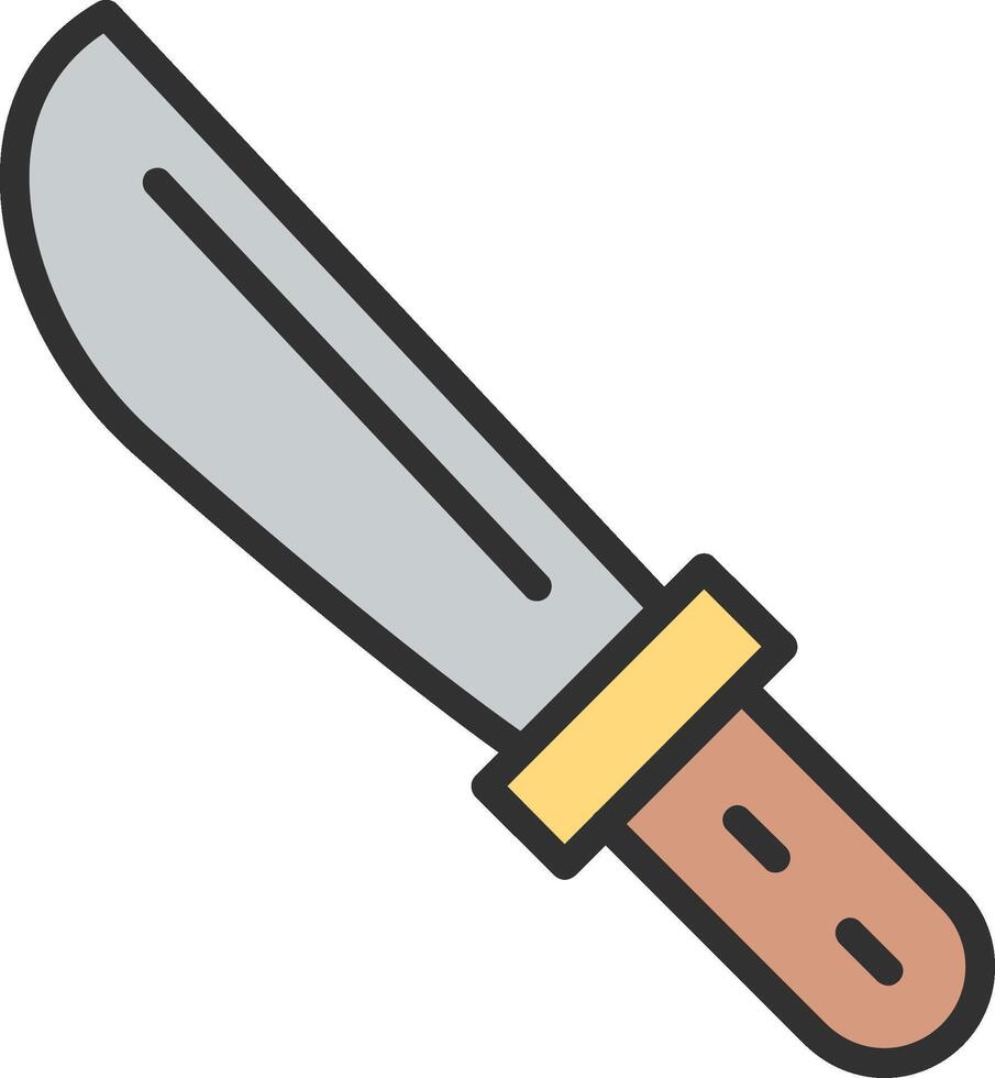 Machete Isometric Web Illustration vector