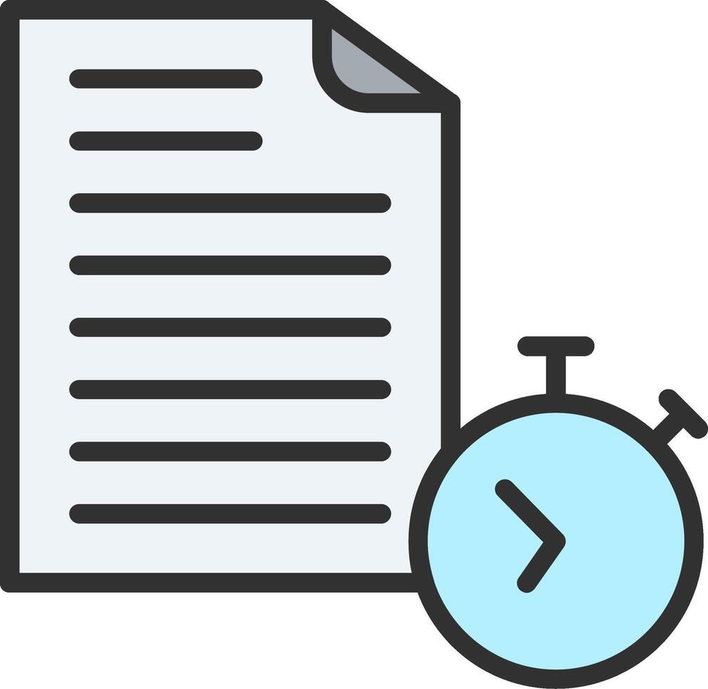 Timer Tech Styled Form vector