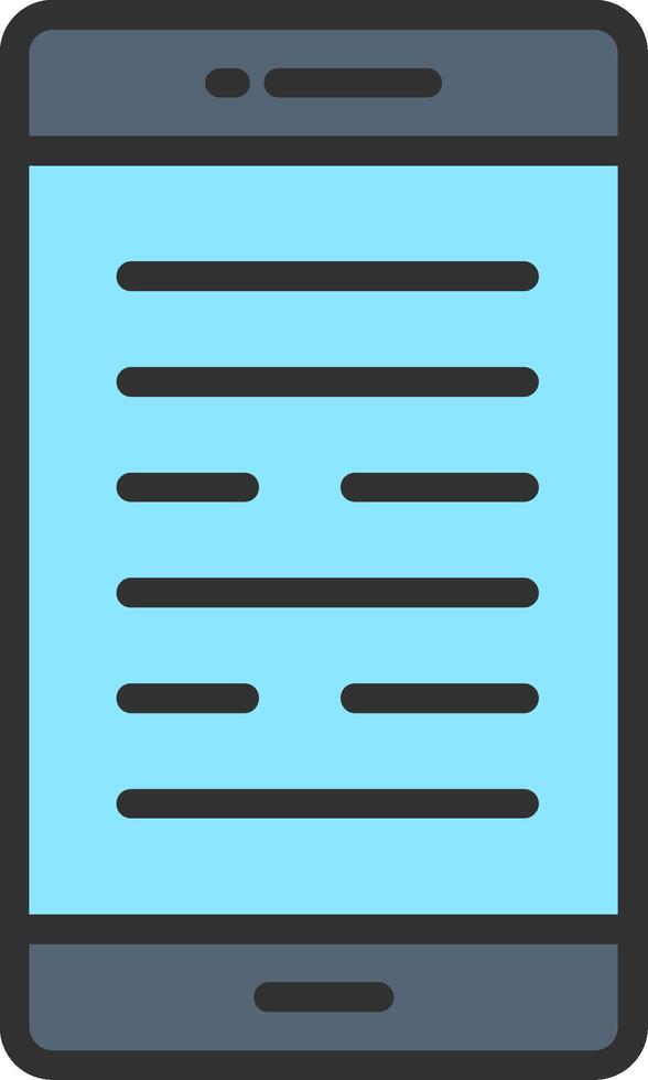 Smart Phone Handcrafted UI Symbol vector