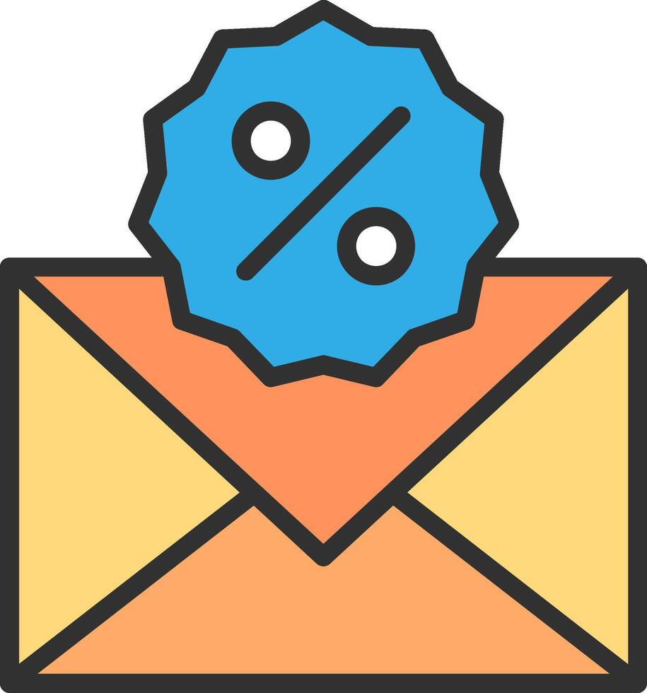 Email Modern Color Symbol vector