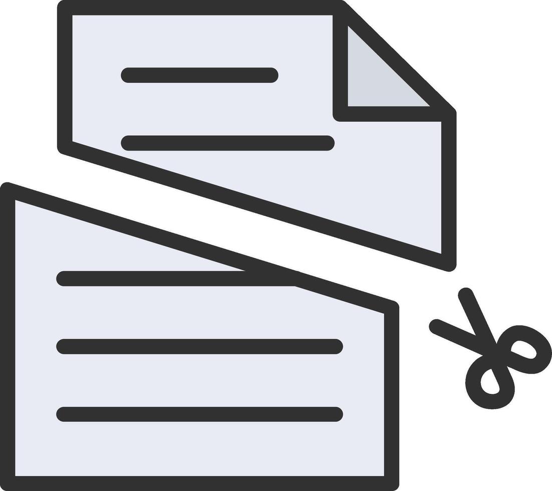 Contract Color Stroke Symbol vector