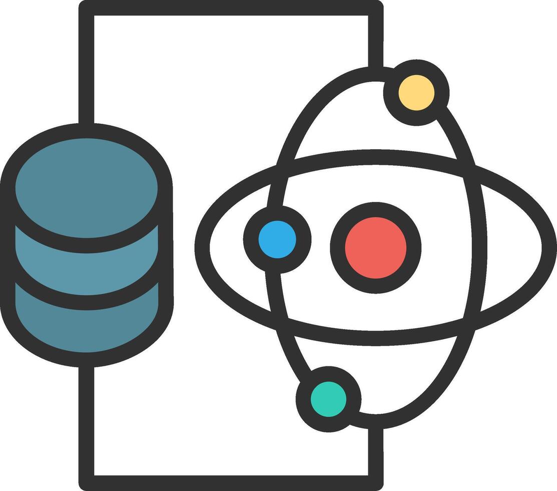 Data science Minimal Art Object vector