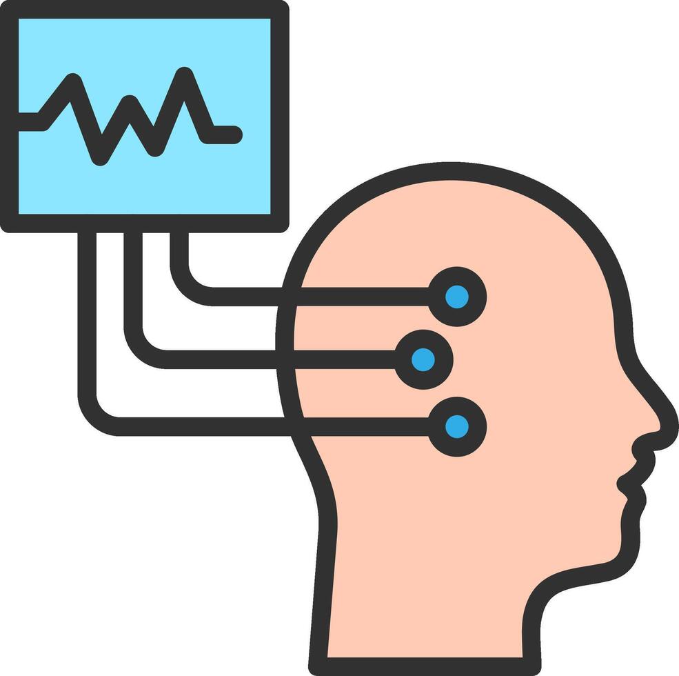 Eeg 3D Rendered Symbol vector