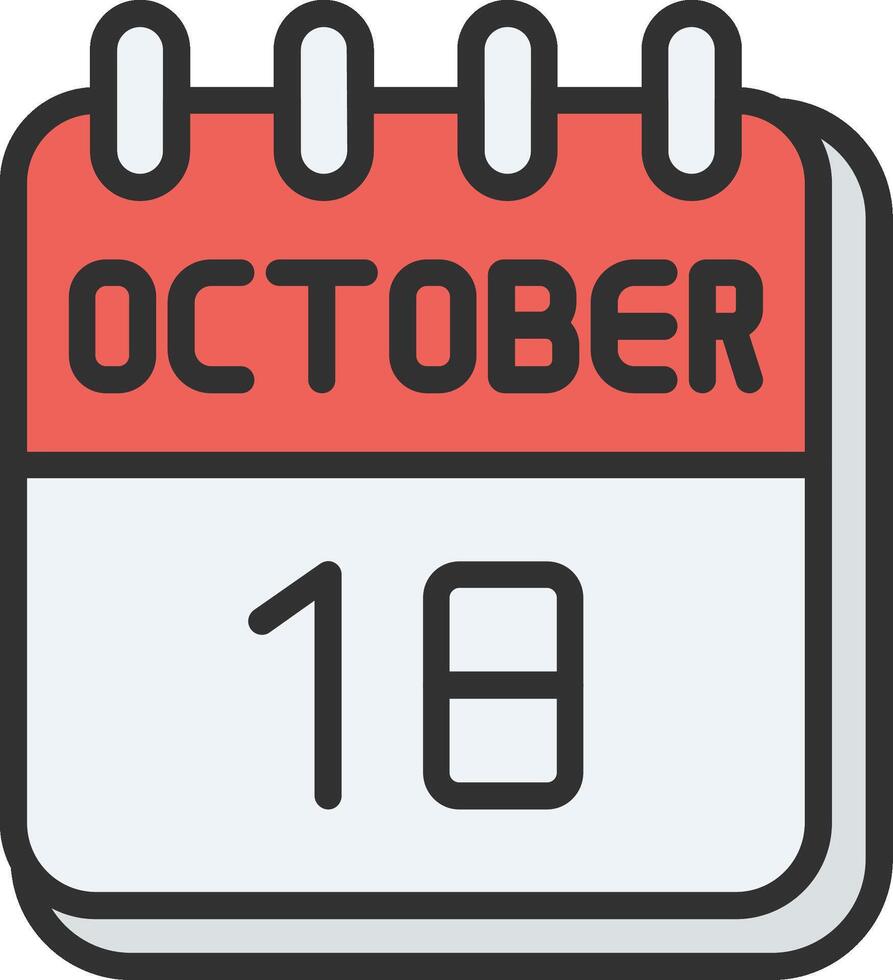 18 October Pastel Sketch Mark vector