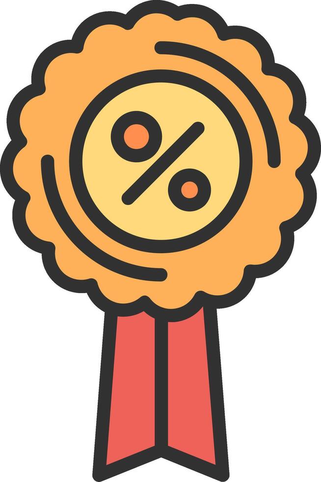 Discount Dark Mode Symbol vector