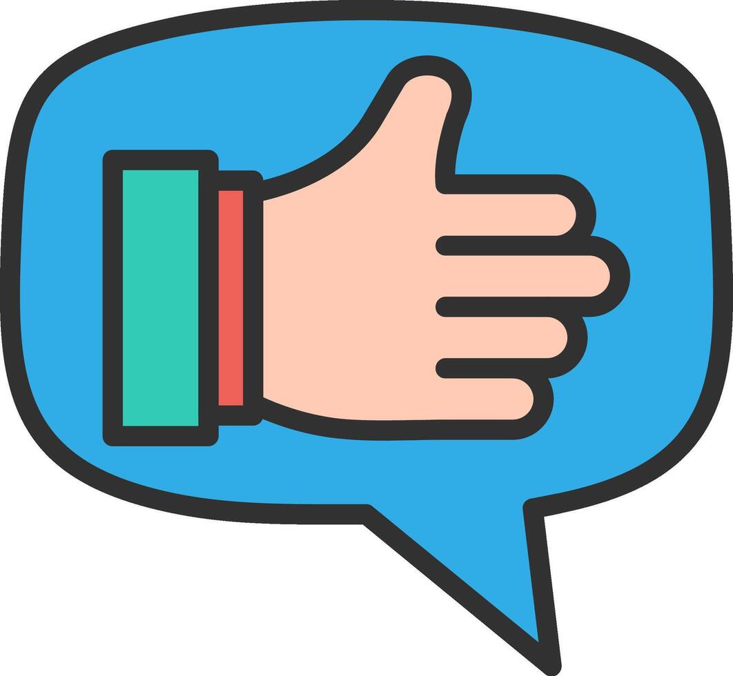 Like High Detail Shape vector