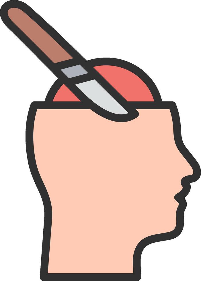 Surgery Minimal Design Badge vector