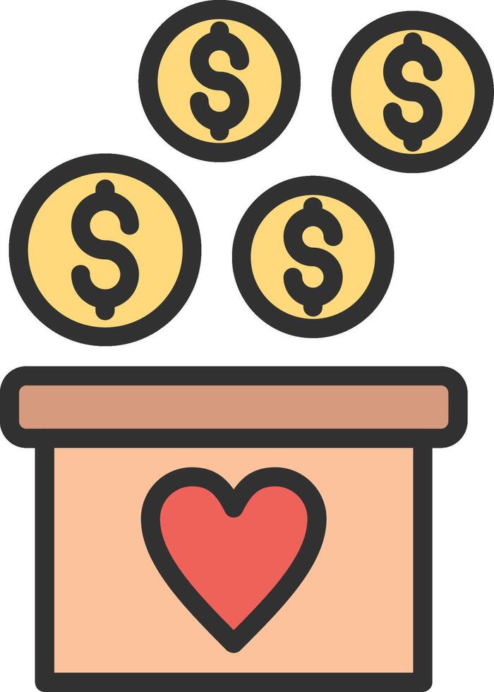 Crowdfunding Abstract UI Visual vector